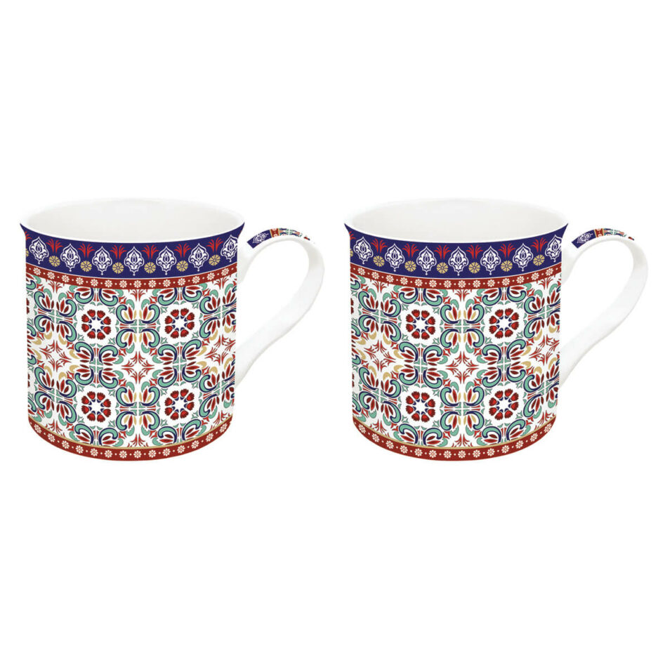 Set 2 tazze MOROCCO BLUE