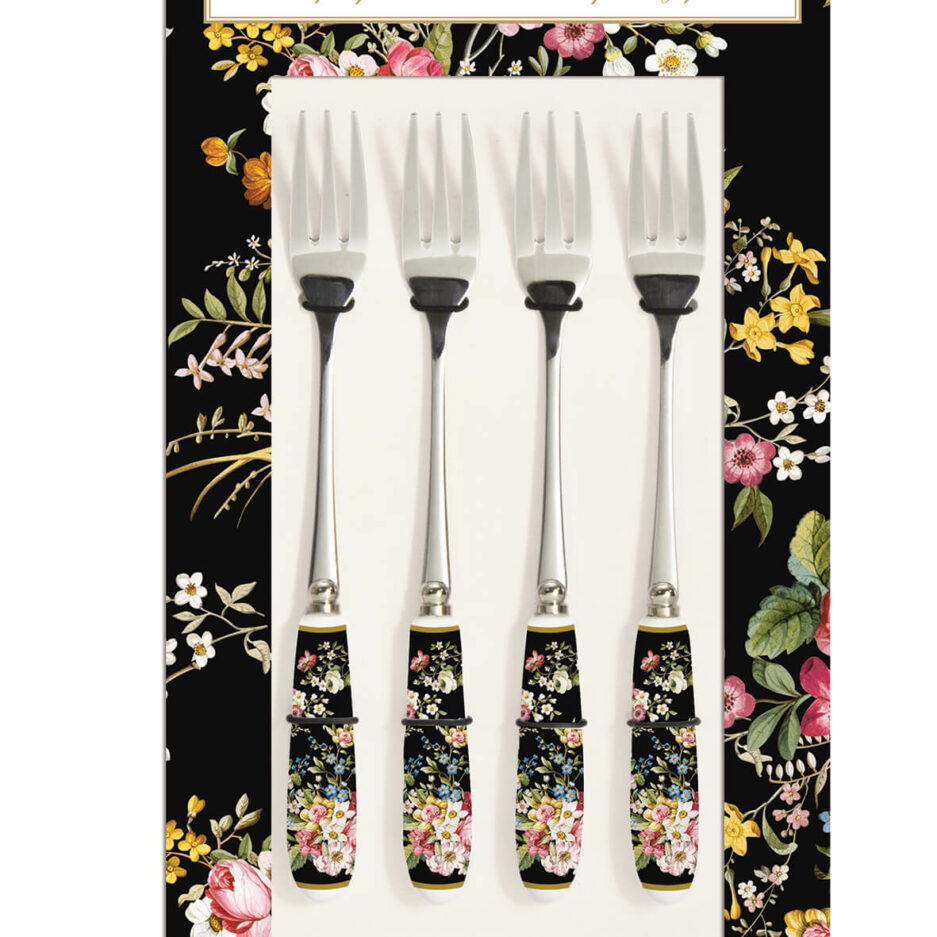 Set 4 forchette dolce BLACK